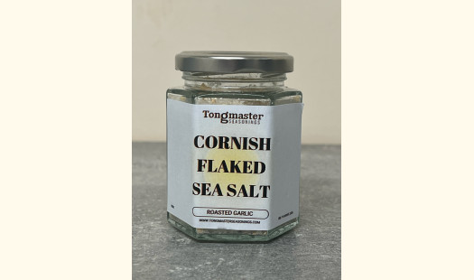 Tongmaster Roasted Garlic Cornish Flaked Sea Salt - 100g